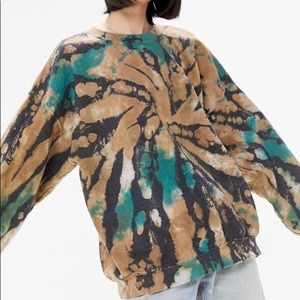 Urban Renewal Tie Dye Crewneck Sweatshirt